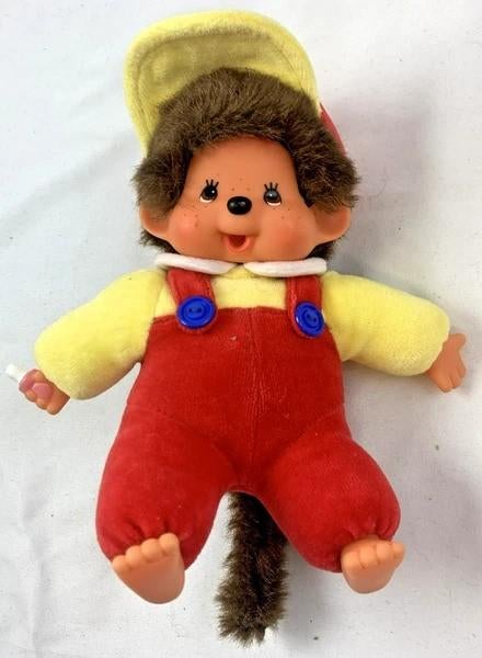 Sekiguchi Monchhichi Jongen Rode Broek Petje vintage 1999