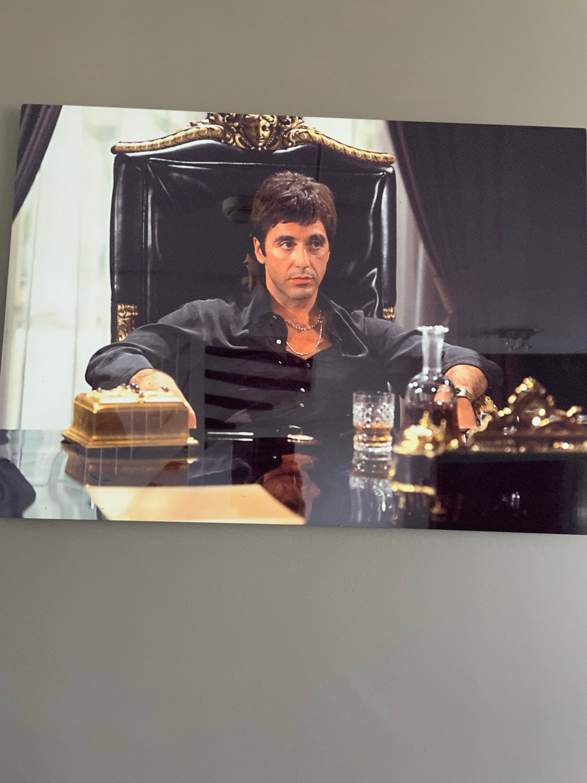 Scarface Al Pacino HD Metal, Antiek en Kunst, Ophalen of Verzenden