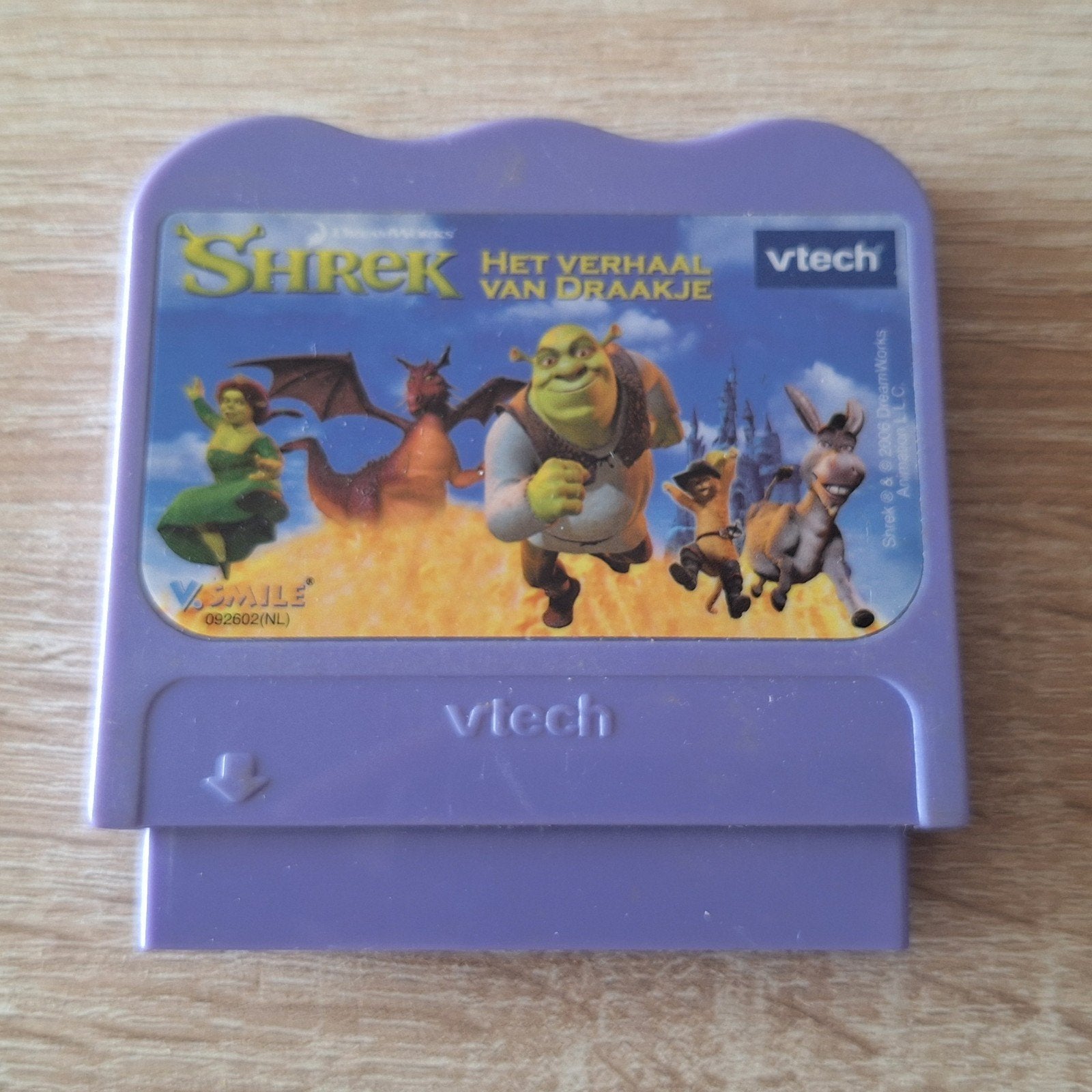 VTech V.Smile Shrek: Het Verhaal van Draakje spel, Kinderen en Baby's, Ophalen of Verzenden, Gebruikt, 4 tot 6 jaar