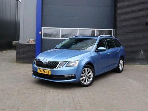 Skoda Octavia 1.0 TSI 85KW Combi 2017 Blauw, Stof, Navigatiesysteem, Blauw, 620 kg