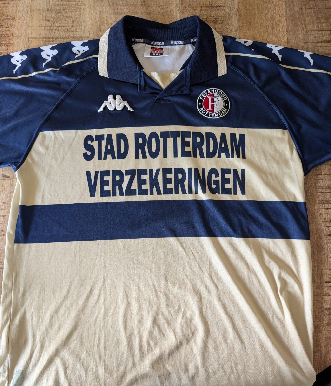 Feyenoord uitshirt 2000/2001 - Kappa - Maat XXL, Verzamelen, Ophalen, Gebruikt, Feyenoord, Shirt