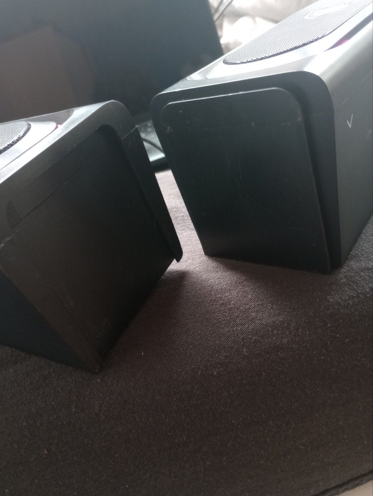 Battletron Gaming Speakers met LED Verlichting, Overige merken, Stereo speakers, Gebruikt, Ophalen of Verzenden