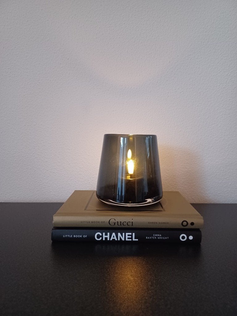 Luxury Windlicht Smoke Chic Nieuw!, 10 cm, Windlicht, Overige merken, Nieuw