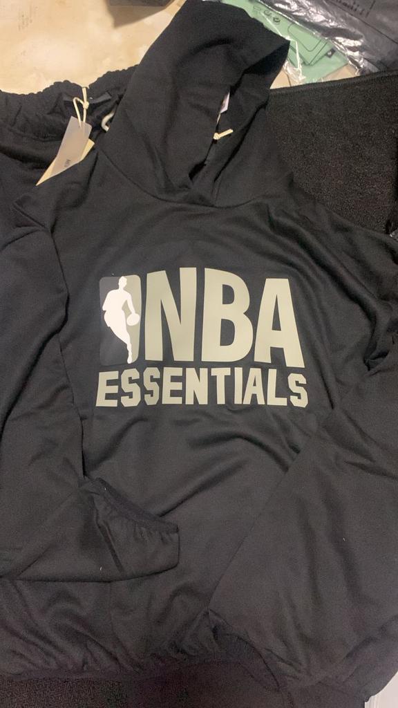 Essentials NBA trainingspak, Verzenden, Zo goed als nieuw, Zwart, Algemeen