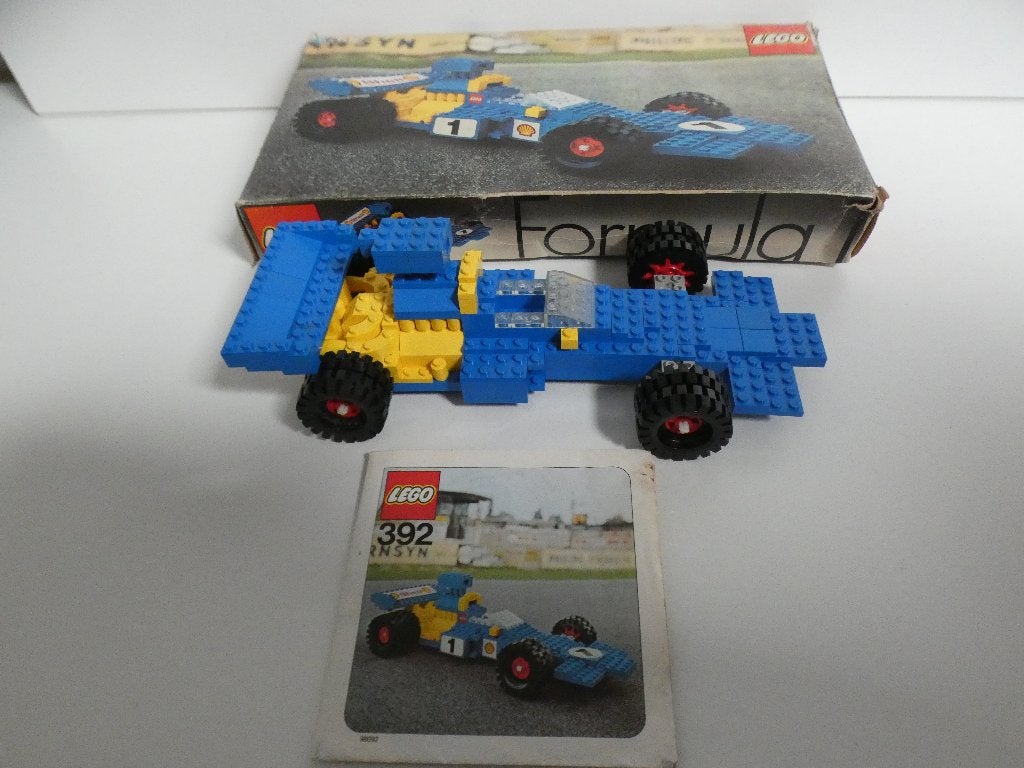 Te koop vintage Lego 392 Formule 1 wagen, Compleet, Gebruikt, Overige thema's, Lego