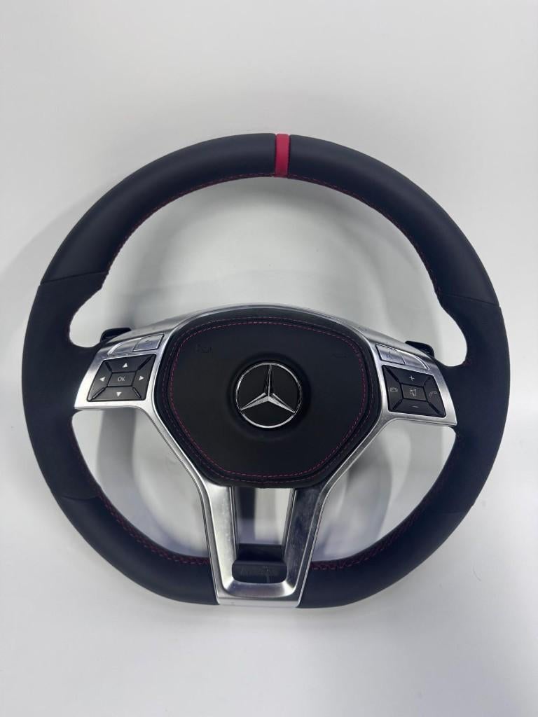 Mercedes Sportstuur Alcantara – Rode 12u Markering, Auto-onderdelen, Besturing, Ophalen of Verzenden, Nieuw, Mercedes-Benz