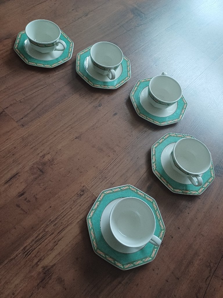 Villeroy & Boch servies, peppermint serie, Villeroy & Boch, Ophalen of Verzenden, Zo goed als nieuw, Overige stijlen