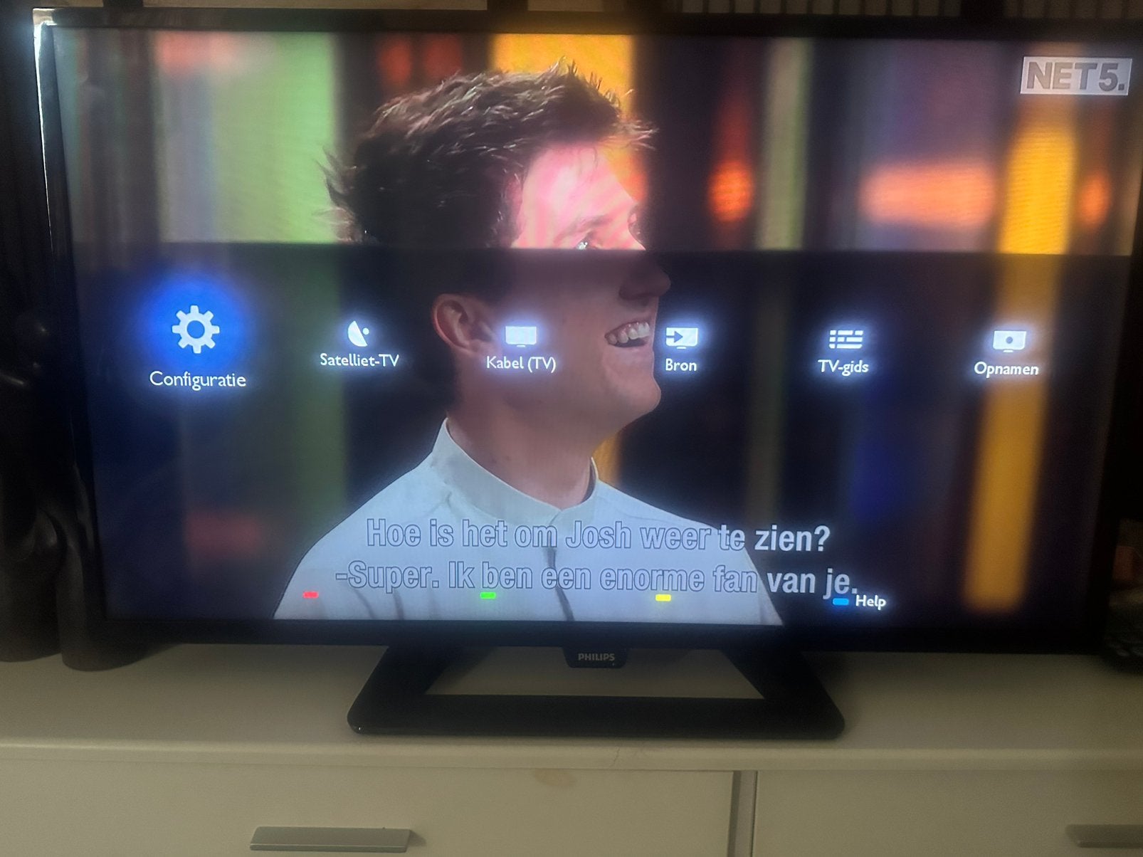 Philips 32 inch lcd tv, Ophalen, Gebruikt