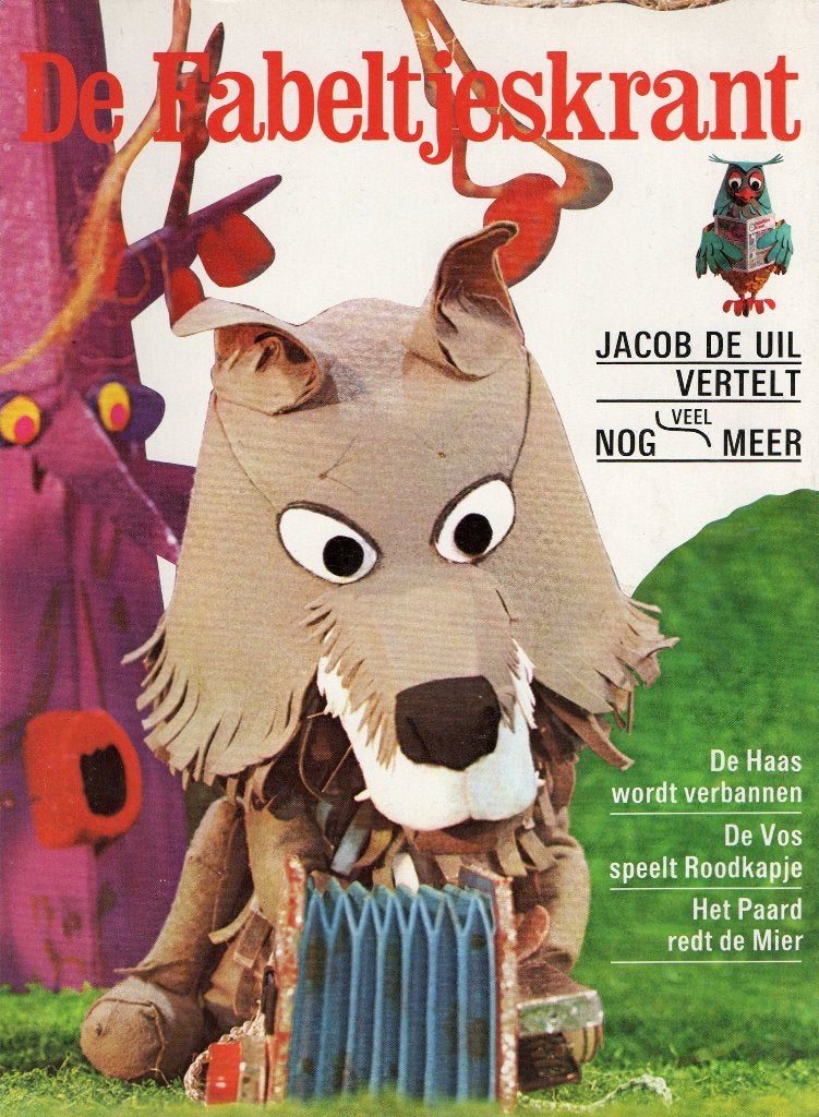 Boek De Fabeltjeskrant Jacob de Uil vertelt nog veel meer., Ophalen of Verzenden, Zo goed als nieuw