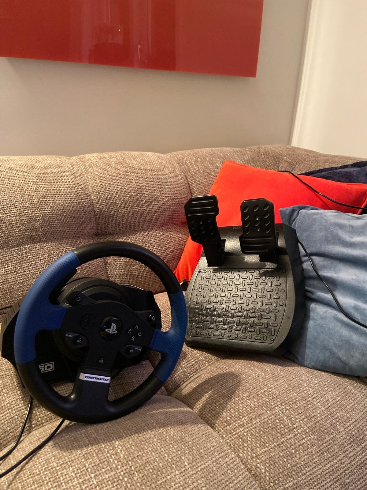 Thrustmaster T150 racestuur voor PS5, PS4 en PS3, Ophalen of Verzenden, Overige merken, Gebruikt