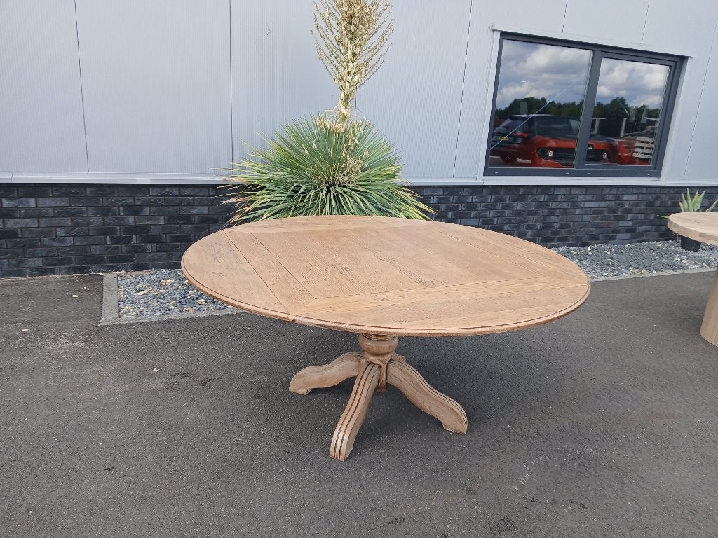 Unieke Uitschuifbare ronde en vierkante eetafel, Ophalen, Klassiek en Landelijk, 100 tot 150 cm, 150 tot 200 cm