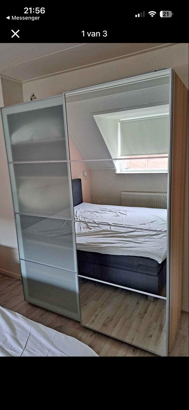 schuifdeuren voor pax kast, Ophalen, Gebruikt, 100 tot 150 cm, 200 cm of meer