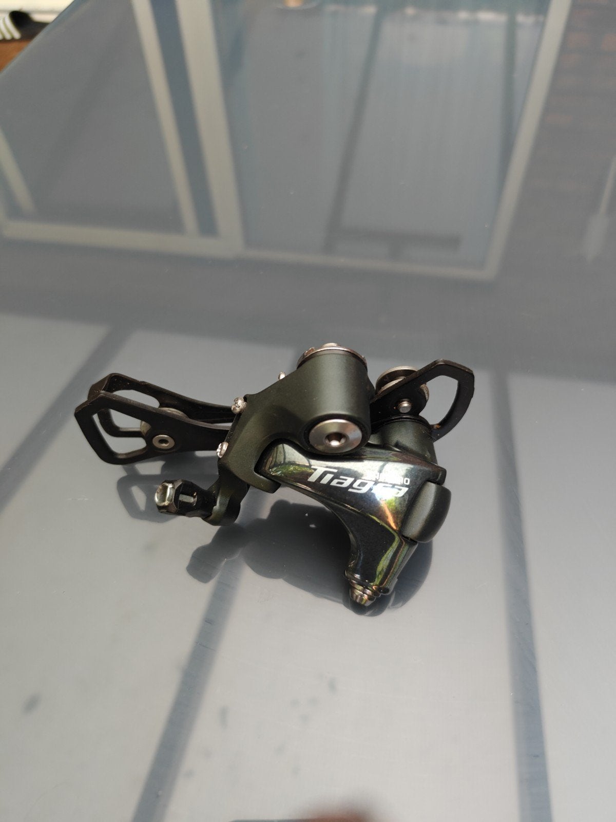 Shimano Tiagra RD-4700 Achterderailleur, Fietsen en Brommers, Fietsonderdelen, Gebruikt, Ophalen of Verzenden, Derailleur of Ketting