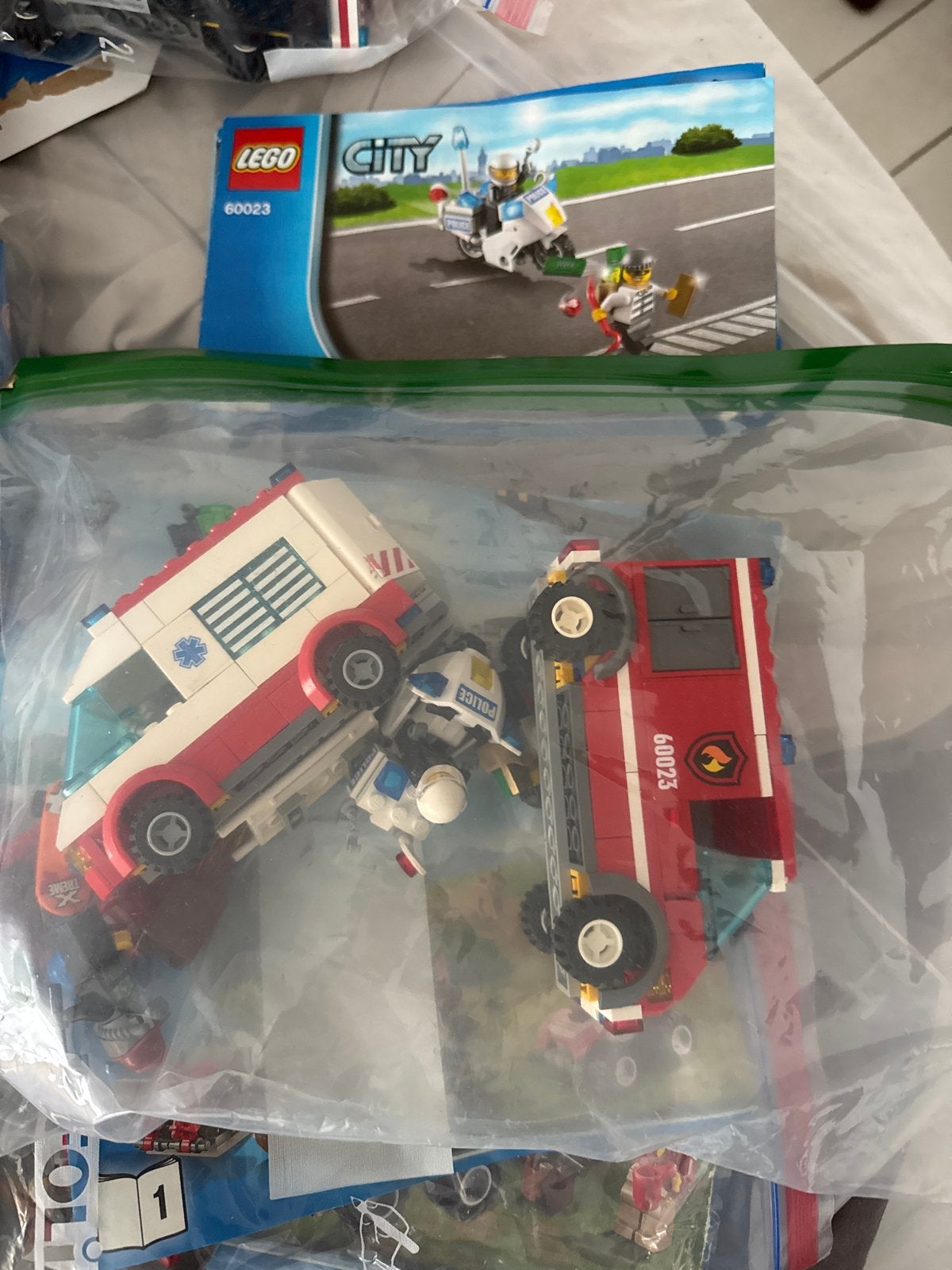 LEGO City 60023 Starter Set - Brandweer, Politie, Ambulance, Ophalen, Gebruikt, Overige merken