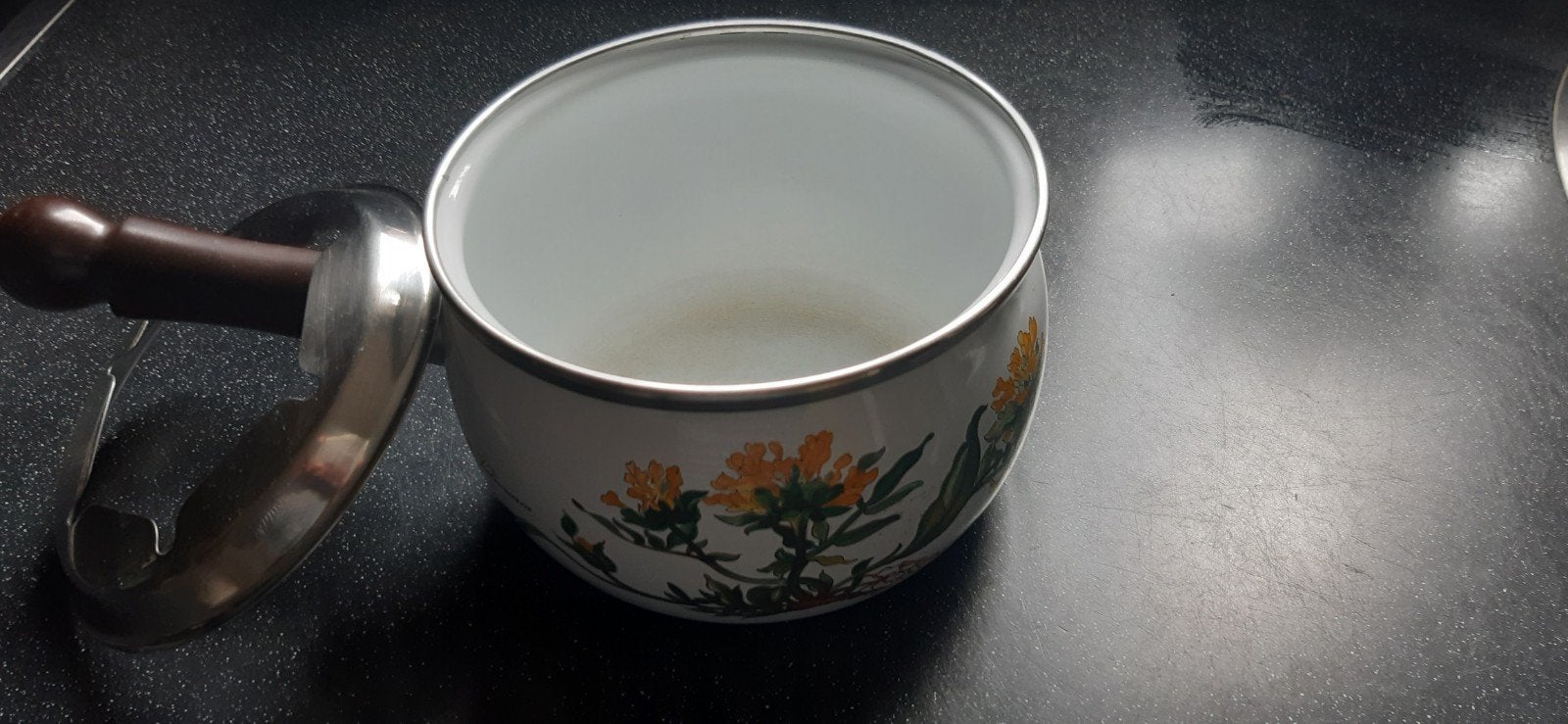 fondue pan  villeroy&boch botanica ,, Gebruikt, Ophalen of Verzenden, Overige stijlen, Kop(pen) en/of Schotel(s)