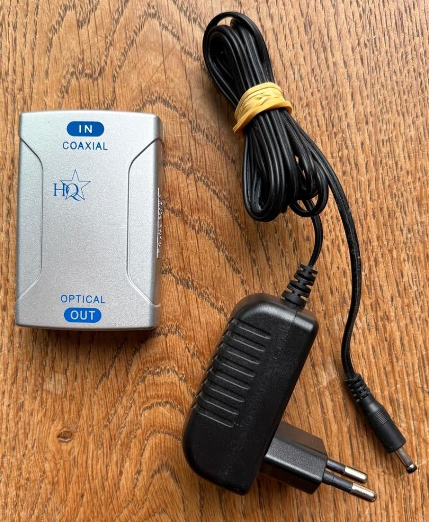 HQ Coaxial-Optical omzetten geluid van TV naar soundbar, Verzenden, Gebruikt, Minder dan 2 meter