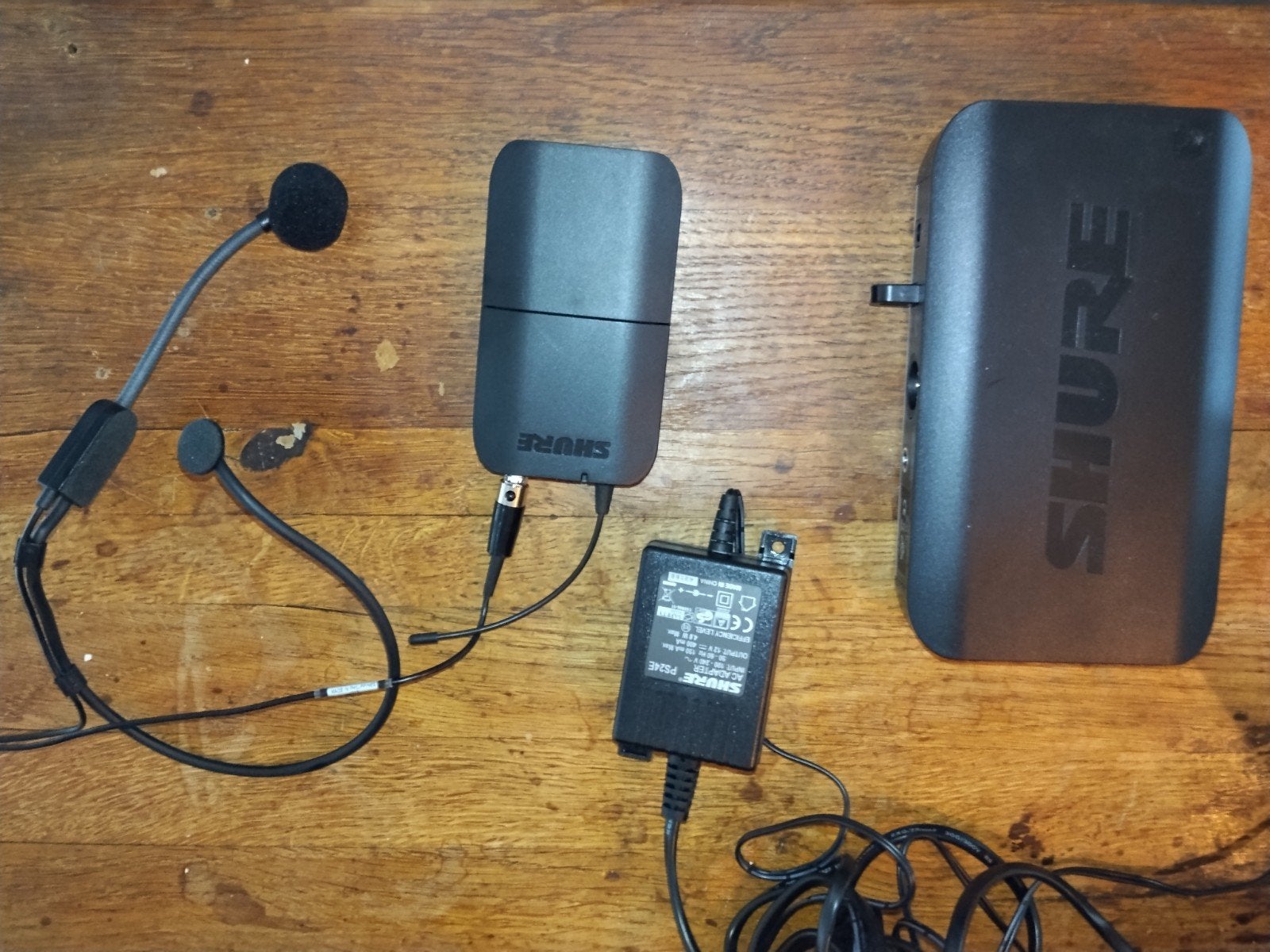 Shure Draadloos Headset Microfoon Systeem PGA31 BLX14/P31, Muziek en Instrumenten, Microfoons, Ophalen of Verzenden, Gebruikt