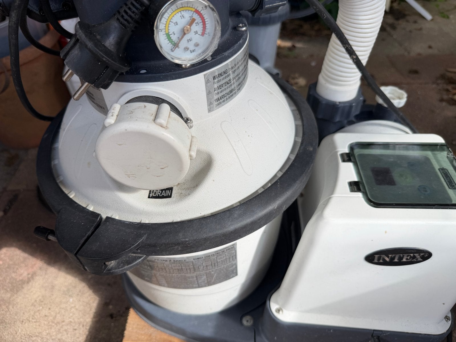 Intex Zandfilterpomp SF90220RC-1 voor Zwembad, Tuin en Terras, Ophalen of Verzenden, Gebruikt, Zwembadpomp