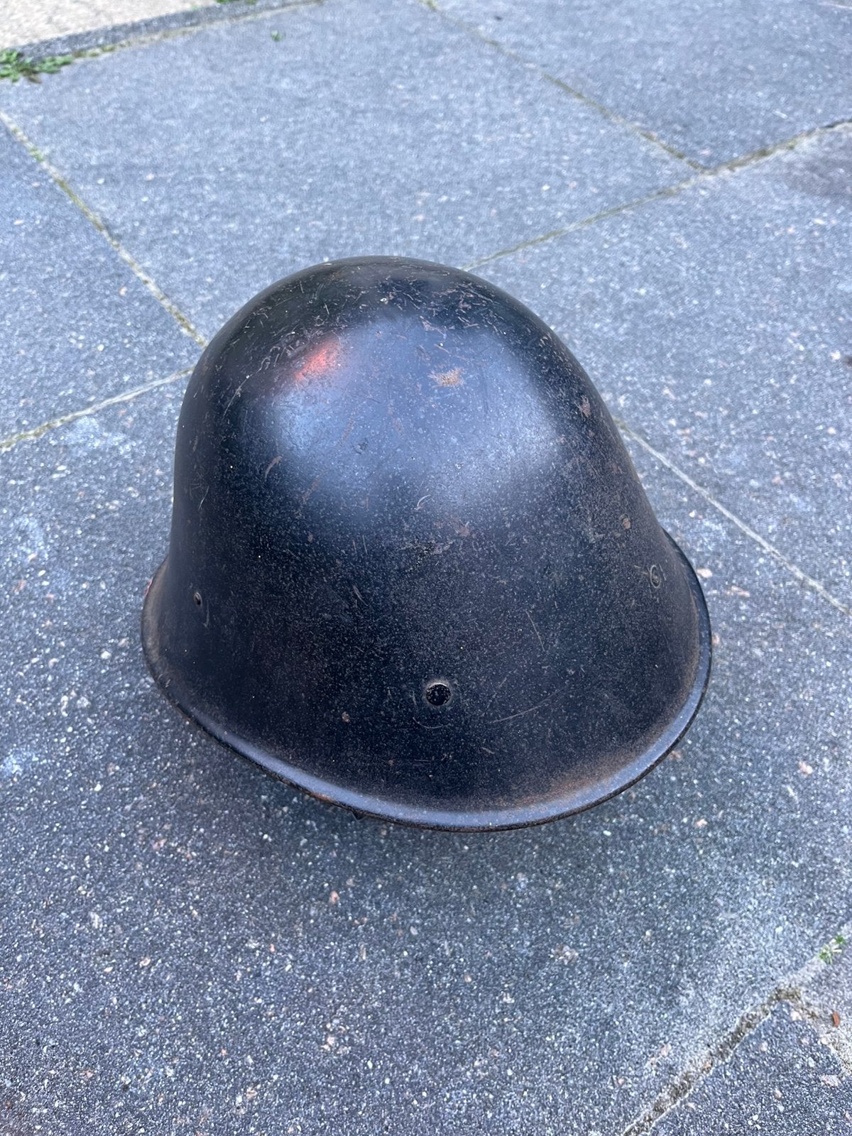 Wo2 m34 lbd helm, Verzamelen, Ophalen of Verzenden, Overige soorten, Nederland, Helm of Baret