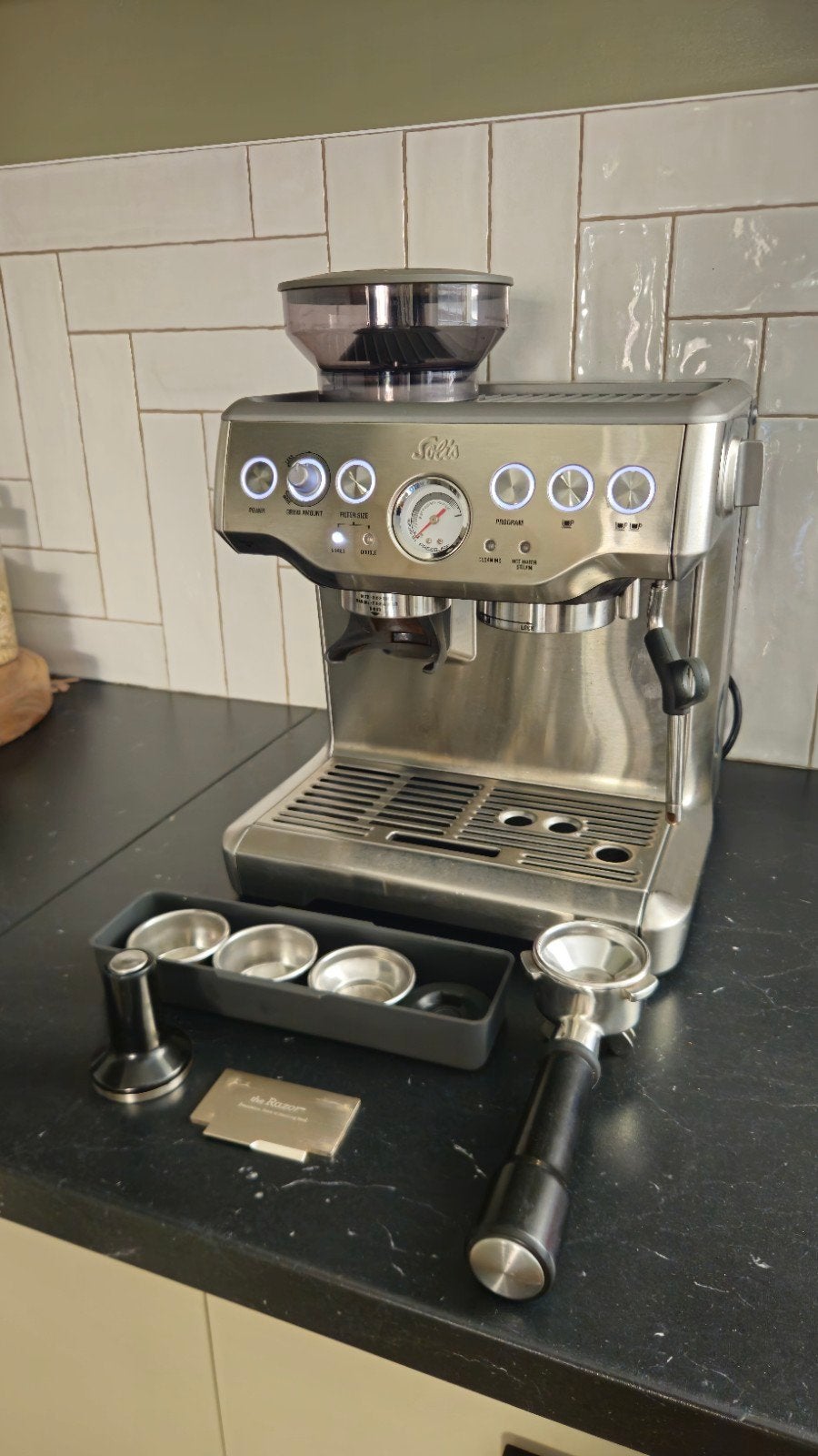 Solis grind & infuse, Ophalen of Verzenden, Espresso apparaat