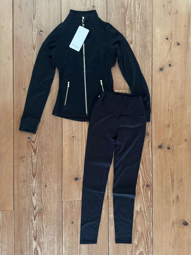 Lululemon active Set, Zwart, Ophalen of Verzenden, Zo goed als nieuw, Maat 36 (S)