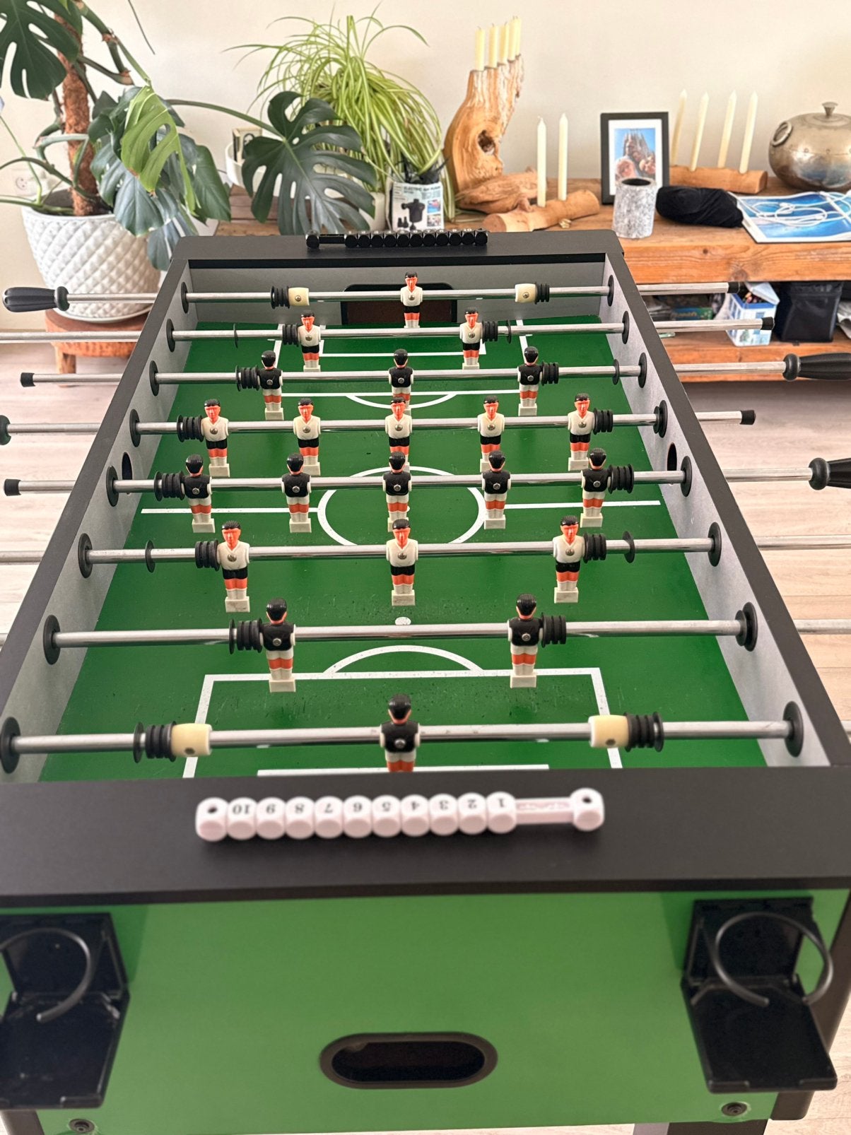 Voetbaltafel met cupholders, Ophalen, Zo goed als nieuw