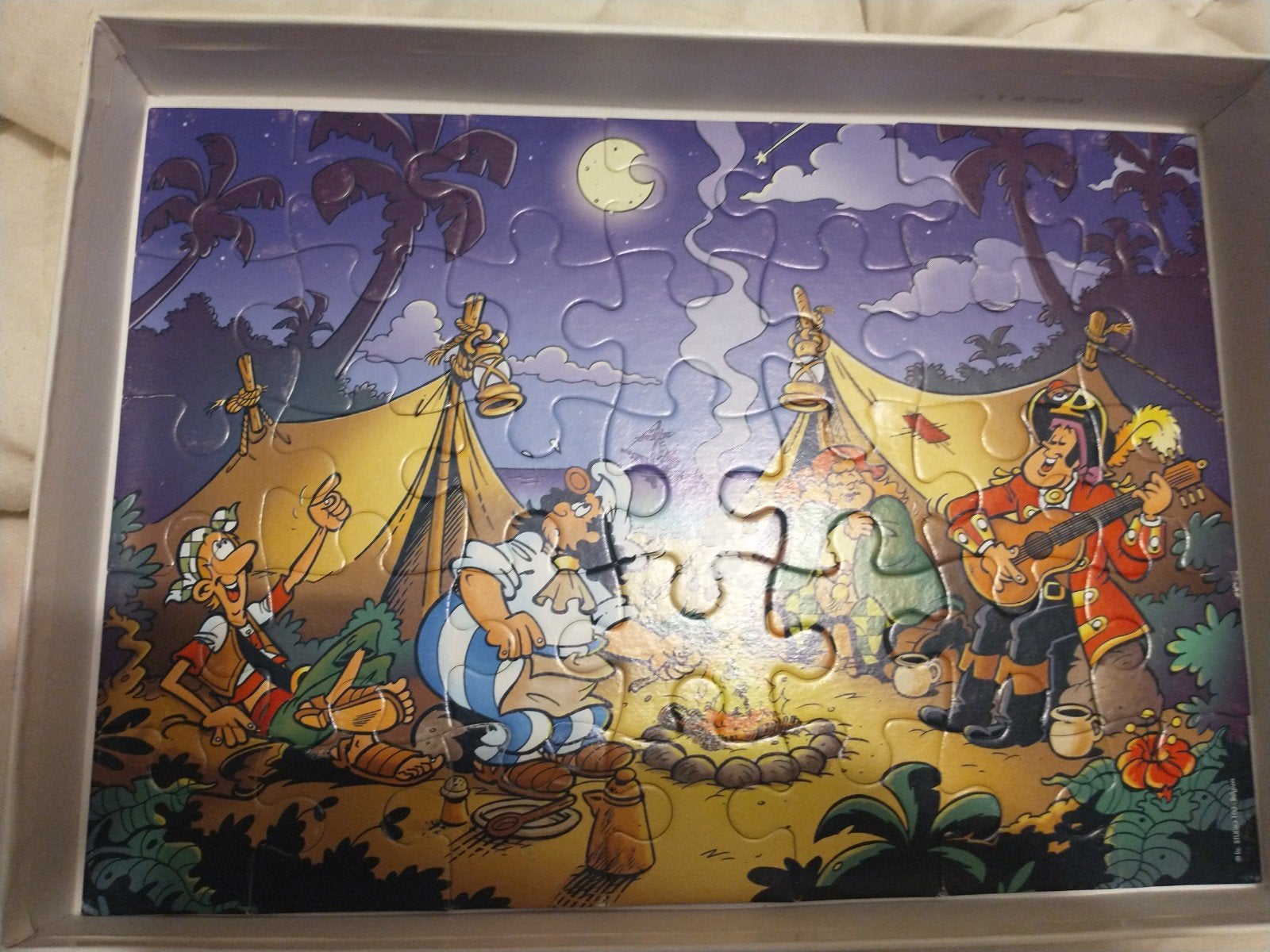 Piet piraat puzzel 35 stukjes, Ophalen of Verzenden, 10 tot 50 stukjes, Gebruikt, 4 tot 6 jaar
