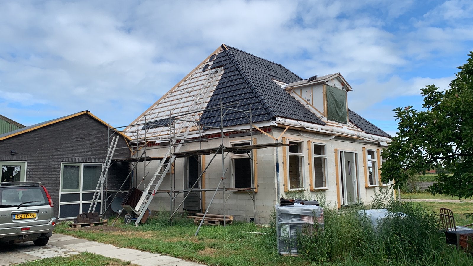 Pannenlift bouwlift zonnepanelen lift. Materiaal lift, Ophalen, Gebruikt, Bouwlift