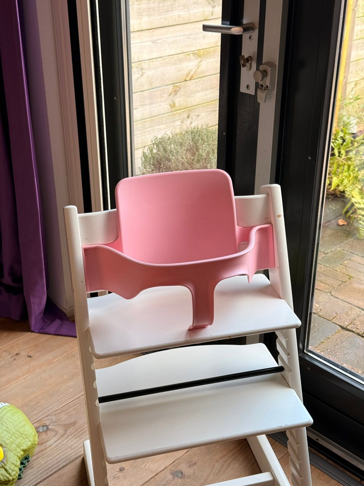 Stokke stoelverkleiner babyset roze, Ophalen of Verzenden, Zo goed als nieuw, Overige typen, Stoelverkleiner
