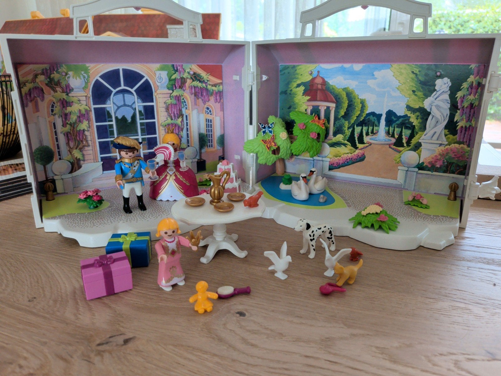 Playmobil Prinsessenkasteel draagbaar met figuren,, Ophalen, Gebruikt, Gebouw, Complete set
