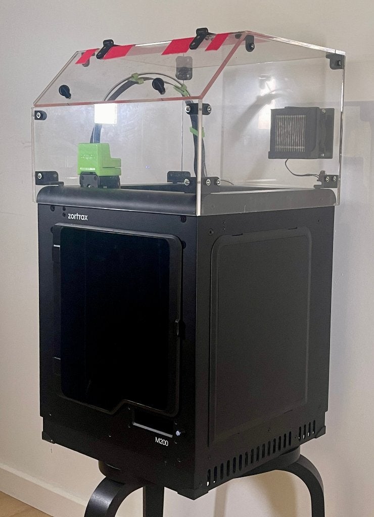Zortrax M200 3D-printer + Side Covers & 7 rollen filament, Ophalen, Zortrax, Gebruikt, Filament