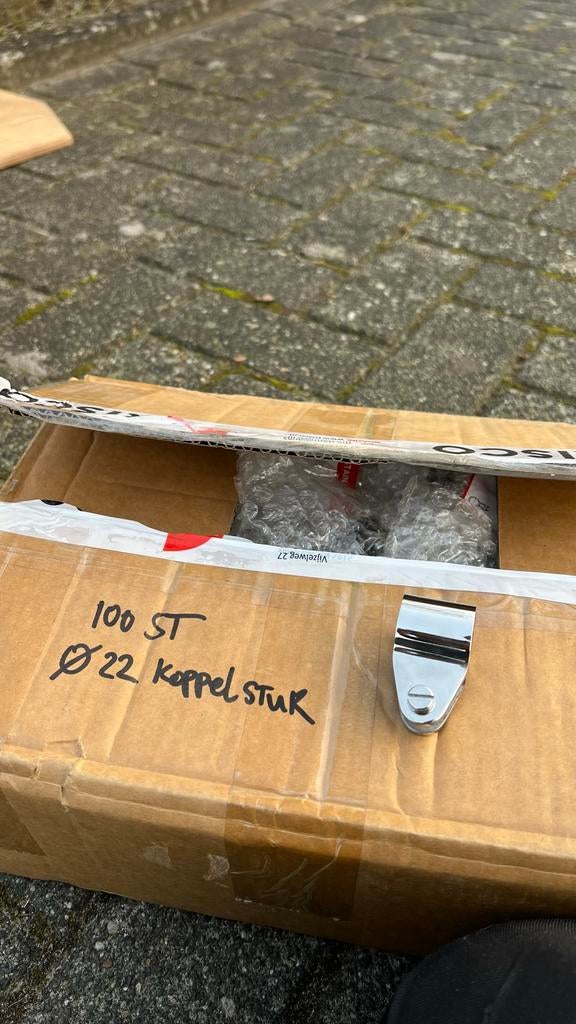 RVS Koppelstuk Beslag 22mm, Ophalen of Verzenden, Nieuw, Overige typen