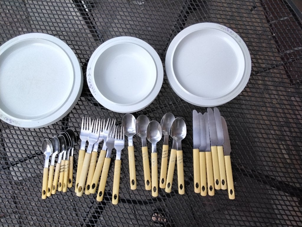Mepal servies, Ophalen, Gebruikt