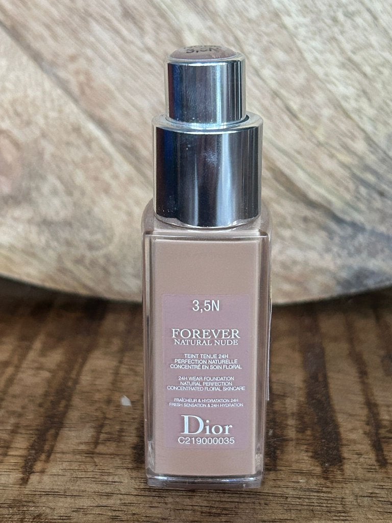 Dior Forever Natural Nude Foundation 3,5N, Gehele gezicht, Beige, Ophalen of Verzenden, Zo goed als nieuw