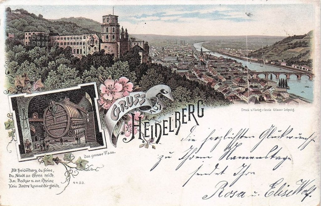 703-181-023 Heidelberg, Verzenden, Voor 1920, Duitsland