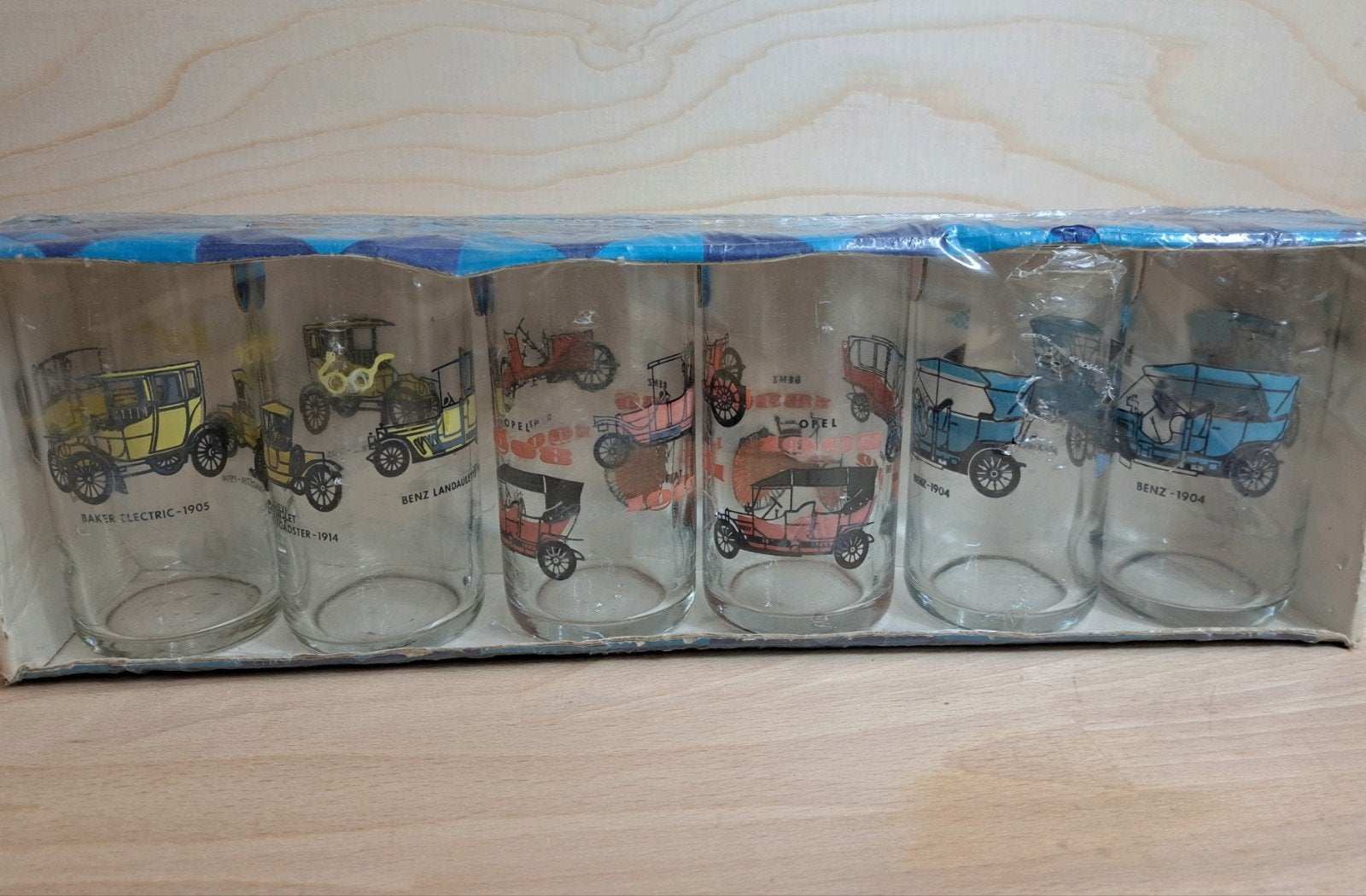 Oldtimer limonade glaasjes, Verzamelen, Glas en Borrelglaasjes, Ophalen of Verzenden, Nieuw, Frisdrankglas