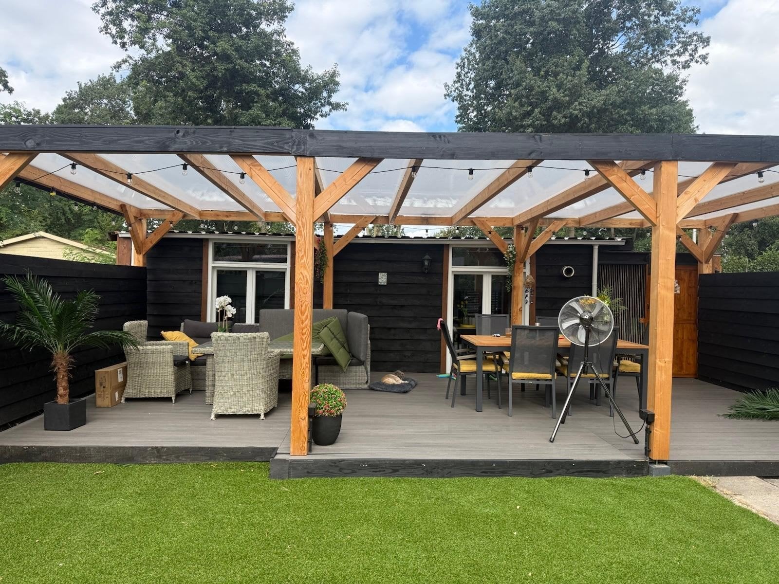 Mooie chalet te koop op camping Bergse Hoeve, Jacuzzi