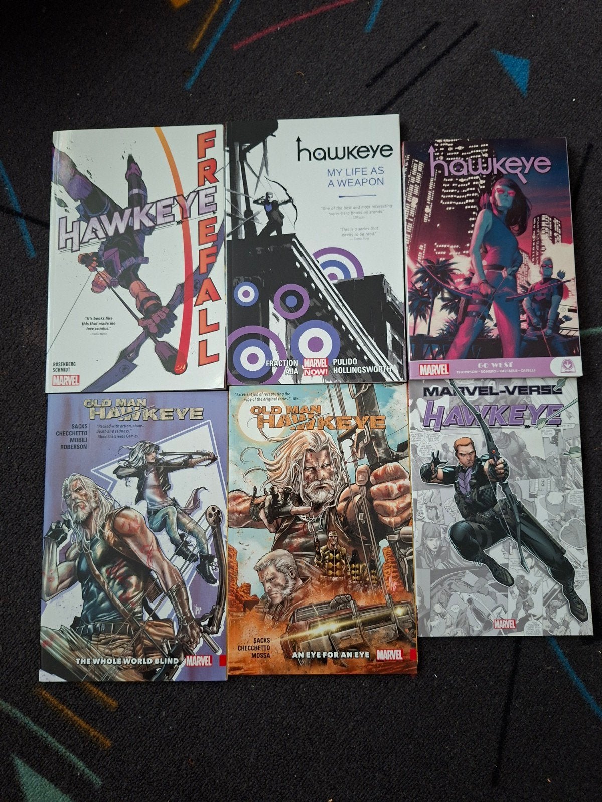 Hawkeye Marvel Comics, Amerika, Ophalen of Verzenden, Zo goed als nieuw, Meerdere comics