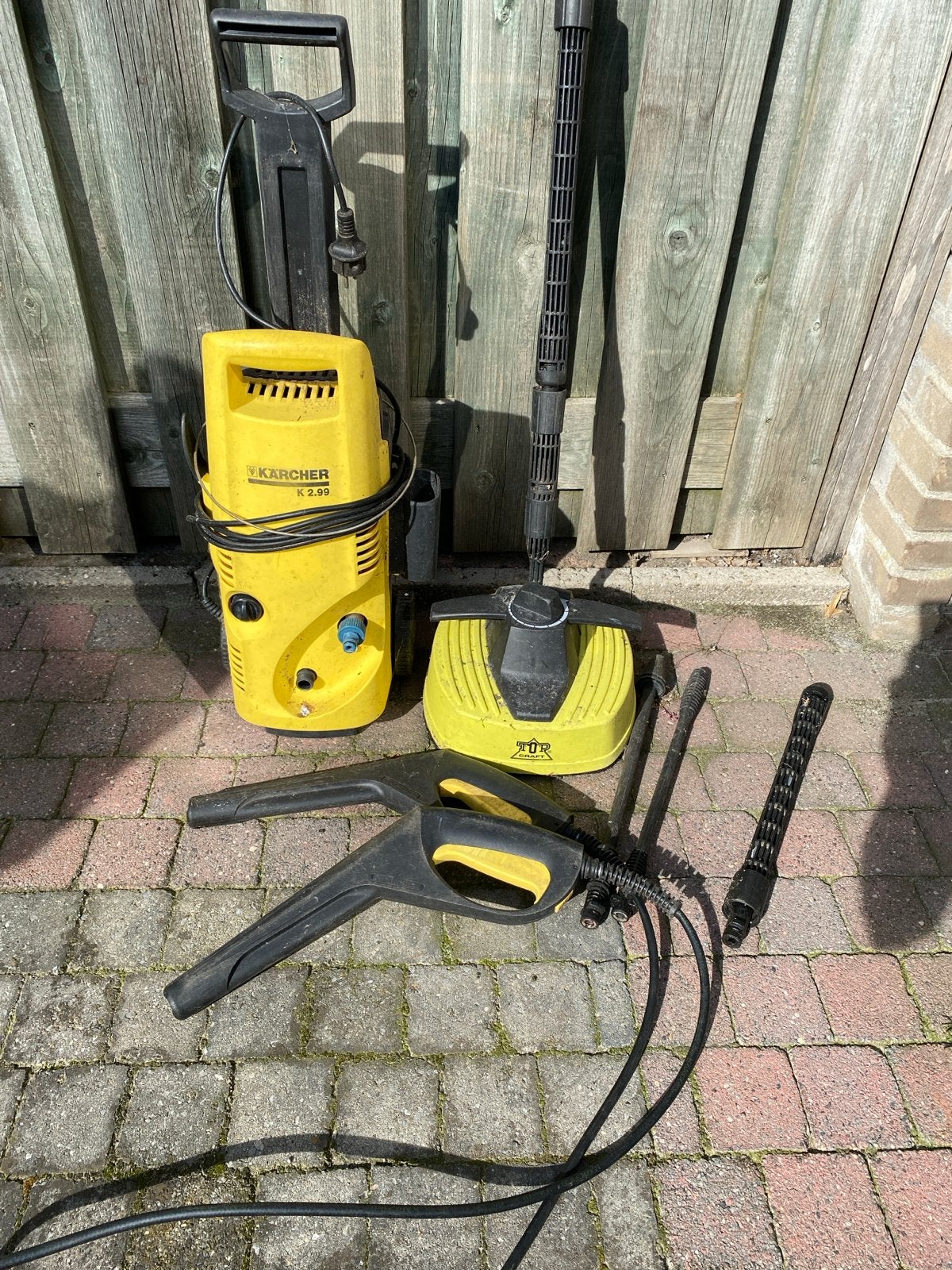 Kärcher K 2.99 hogedrukreiniger met accessoires, Ophalen, Gebruikt, Elektrisch