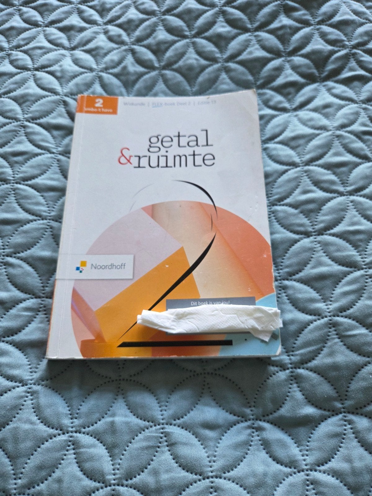 Getal & Ruimte Wiskunde FLEX-boek Deel 2 vmbo-t/havo, Boeken, Schoolboeken, Wiskunde A, Noordhoff, HAVO, Ophalen of Verzenden
