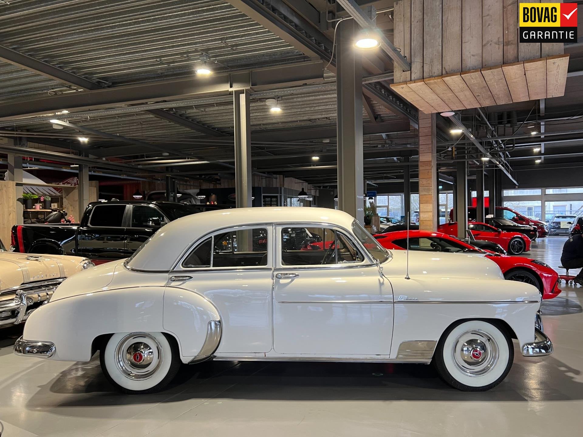Chevrolet De Luxe 1949, Auto's, Chevrolet, Gebruikt, Wit, Handgeschakeld, 6 stoelen