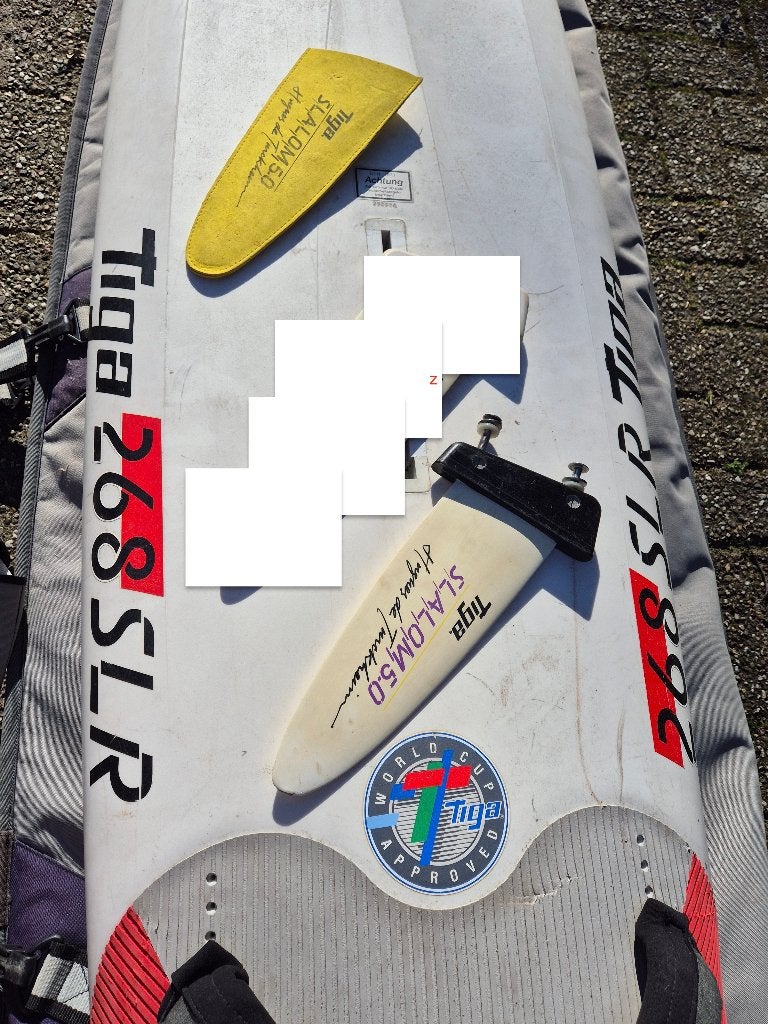 Tiga 268 SLR - 88 L Duratene board, Watersport en Boten, Ophalen, 250 tot 300 cm, Gebruikt, Met vin(nen)