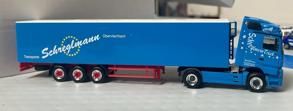 Vrachtwagen Herpa 1:87, Ophalen of Verzenden, Zo goed als nieuw, Bus of Vrachtwagen, Herpa