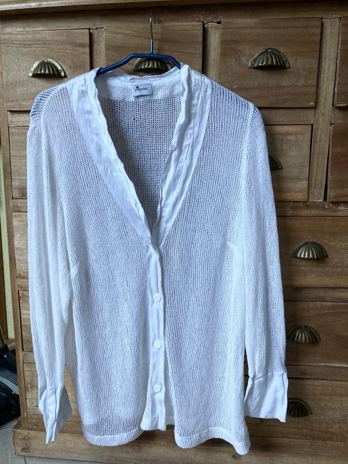 Mooi wit vest maat 40 in goede staat, Ophalen of Verzenden, Gedragen, Maat 38/40 (M), Wit