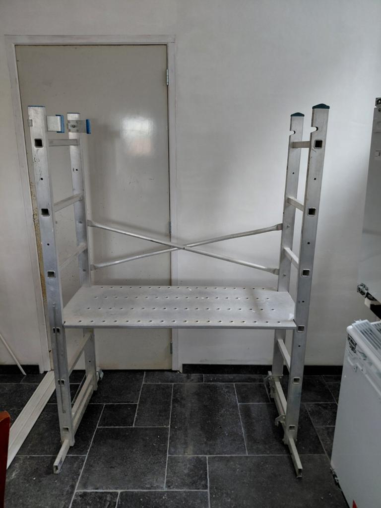Multifunctionele Ladder/Steiger - Gebruikt, Goede Staat, Gebruikt, Ophalen of Verzenden, Ladder, Opvouwbaar of Inschuifbaar