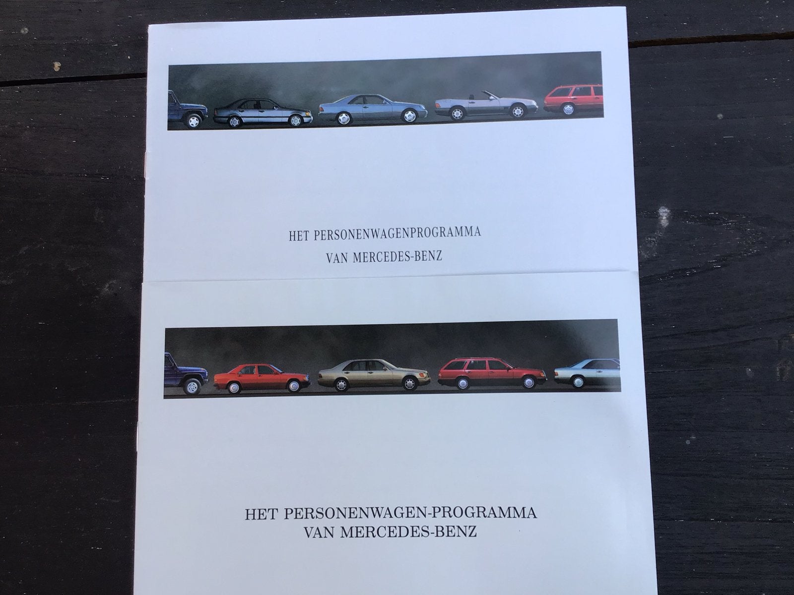 Mercedes gamma brochure 1991 en 1994 Nederlands 23 pagina, Ophalen of Verzenden, Zo goed als nieuw
