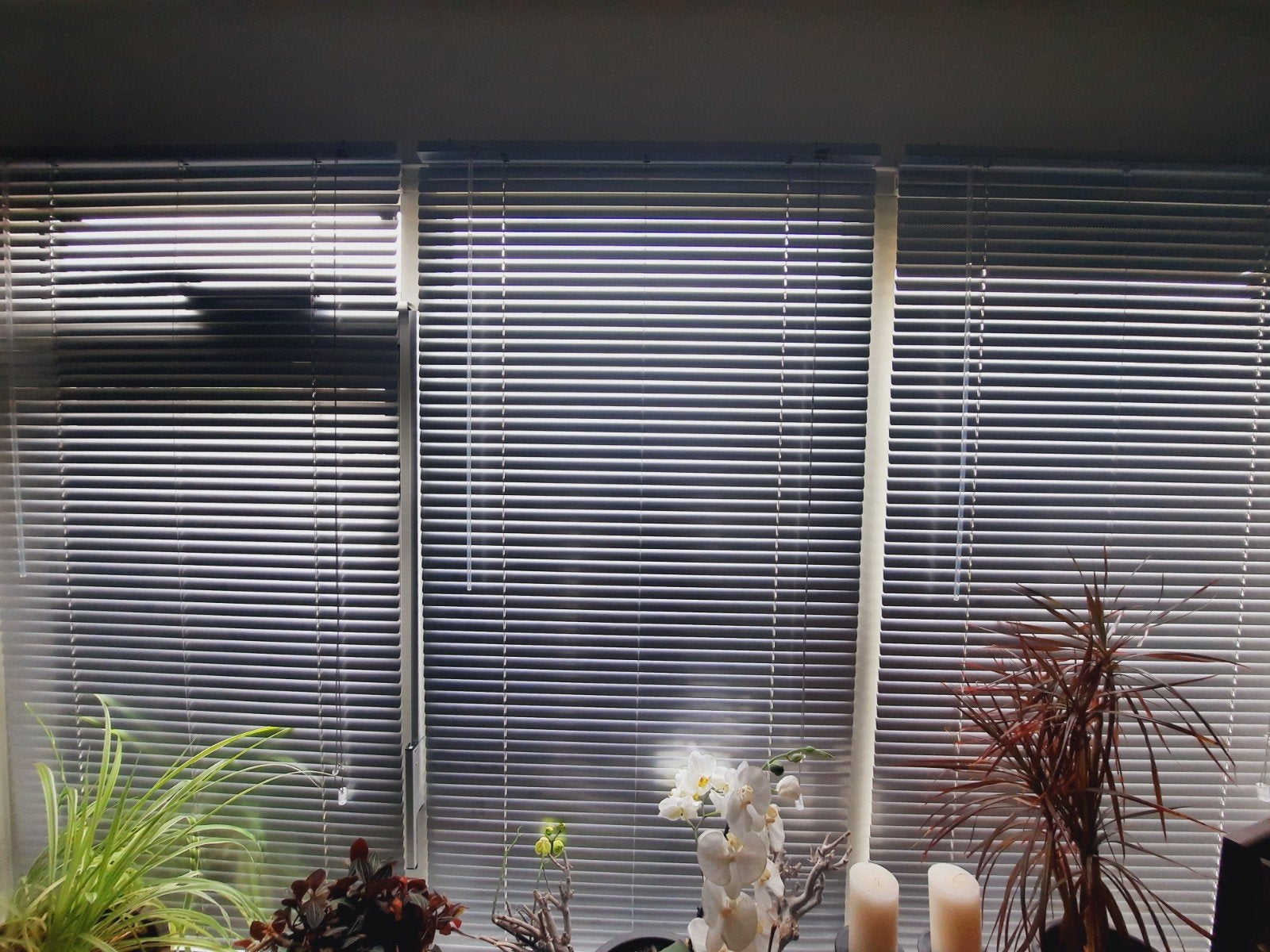 3x Nette Luxaflex Jaloezieën - 80cm breed, 2,5cm lamellen, Luxaflex, Ophalen, Jaloezie