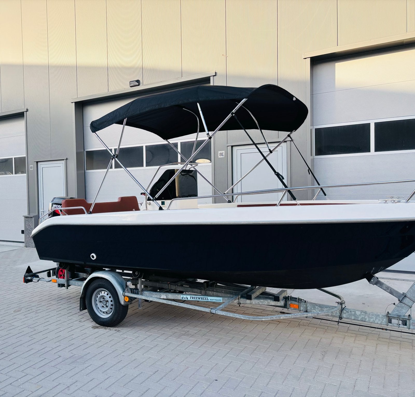 Sessa Marine Key Largo 16 met Mercury 40pk en trailer, Ophalen, Overige merken, Viertaktmotor, Zo goed als nieuw