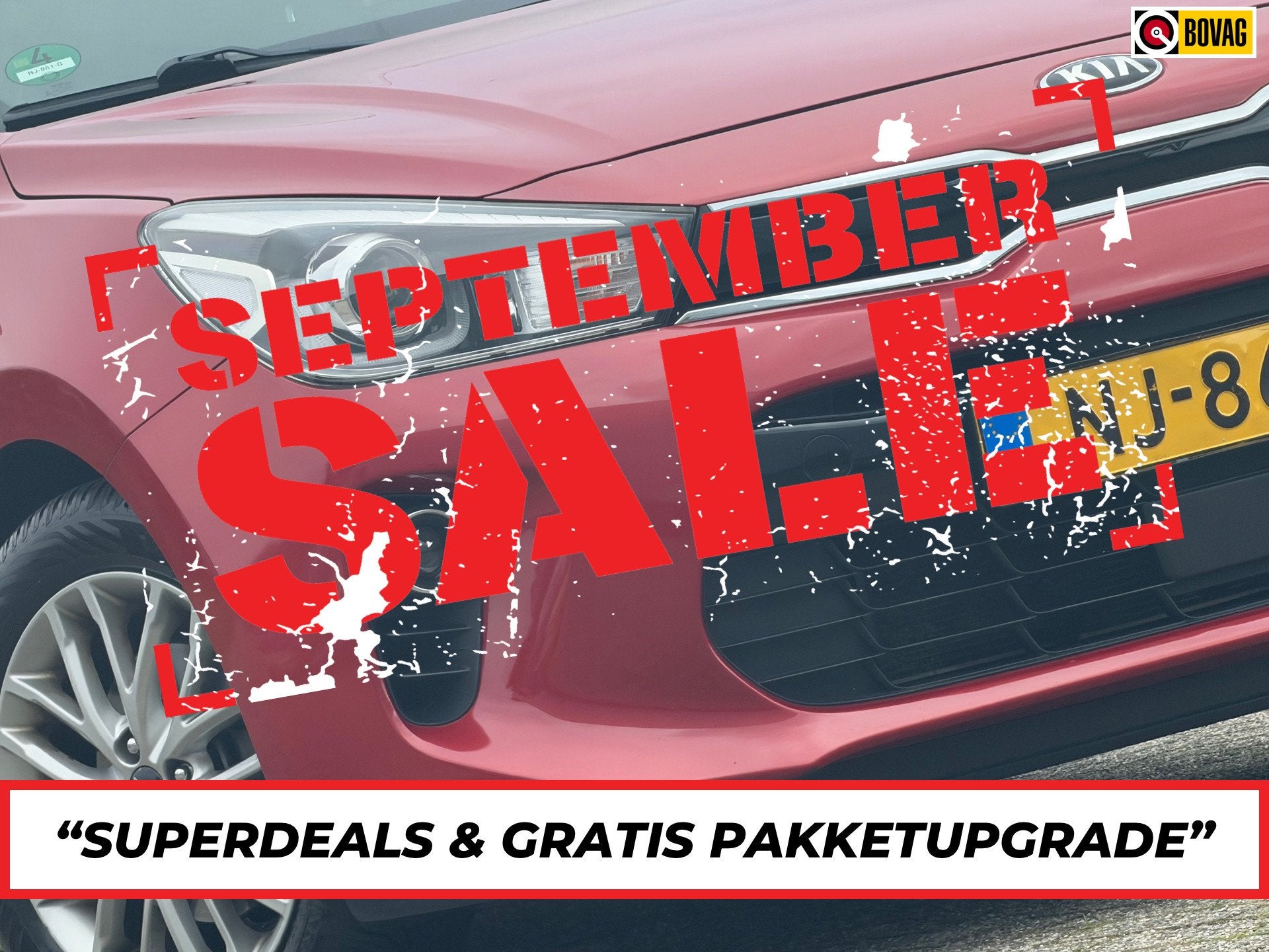 Kia Rio 1.0 TGDI First Edition - Fiery Red Metallic - Carpla, Auto's, Voorwielaandrijving, Dealer onderhouden, Gebruikt, 49 €/maand