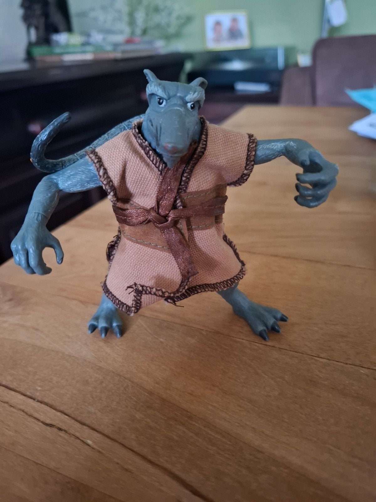 Splinter actiefiguur Teenage Mutant Ninja Turtles, Ophalen of Verzenden, Gebruikt